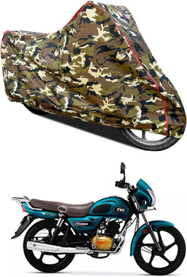 GOSHIV-car and bike accessories Waterproof Two Wheeler Cover for TVS(Radeon, Yellow)