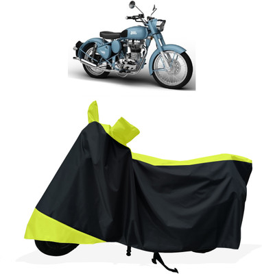 Tricway Two Wheeler Cover for Royal Enfield(Classic Squadron BS6, Yellow)