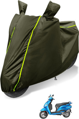 Auto Hub Waterproof Two Wheeler Cover for Hero(Maestro, Green)