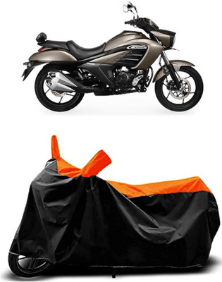 VESMEI Two Wheeler Cover for Suzuki(Intruder BS6, Orange)