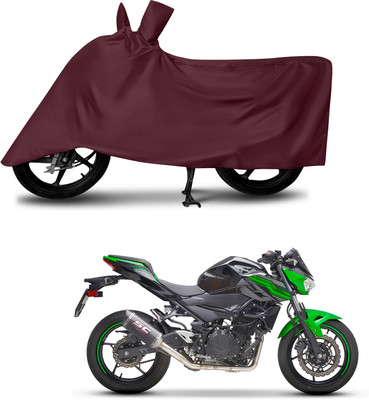 aosis Two Wheeler Cover for Kawasaki(Z400, Maroon)
