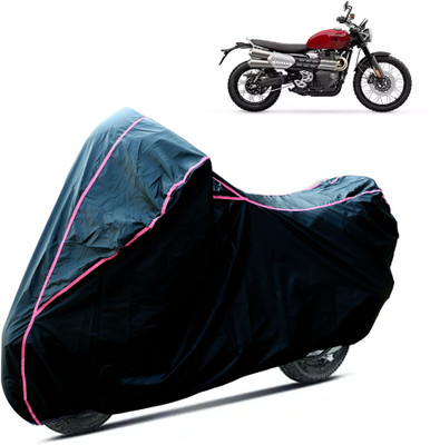 GGK RANTAL Waterproof Two Wheeler Cover for Triumph(Scrambler 1200, Black)