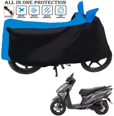 AUTOCAD Waterproof Two Wheeler Cover for Honda(Grazia, Black, Blue)