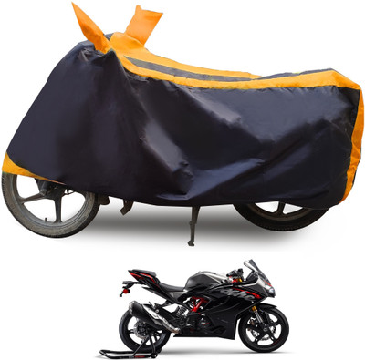 Euro Care Waterproof Two Wheeler Cover for TVS(Apache RR 310, Orange)