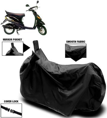MMSSTAR Waterproof Two Wheeler Cover for Bajaj(Spirit, Black)