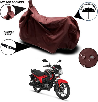 AASHTIK MART Two Wheeler Cover for Hero(Glamour BS6, Maroon)