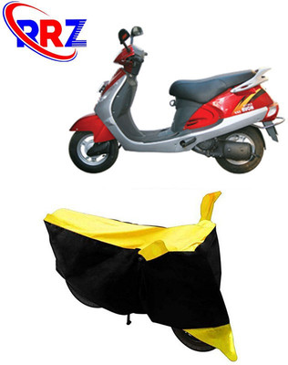 RRZ Waterproof Two Wheeler Cover for Kinetic(Nova, Black, Yellow)