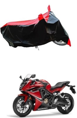 VESMEI Two Wheeler Cover for Honda(CBR 650F, Red)