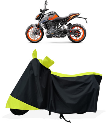 Tricway Two Wheeler Cover for KTM(200 Duke, Yellow)