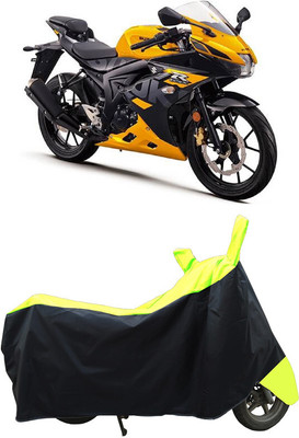 Coxtor Waterproof Two Wheeler Cover for Suzuki(GSX R150, Black, Green)