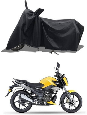 RAAMKM Waterproof Two Wheeler Cover for TVS(Raider, Black)