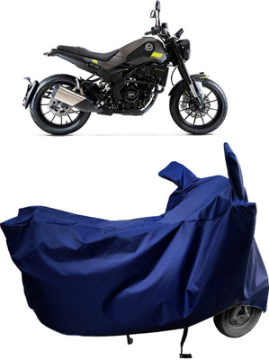 Amexride Two Wheeler Cover for Benelli(Leoncino 250, Blue)
