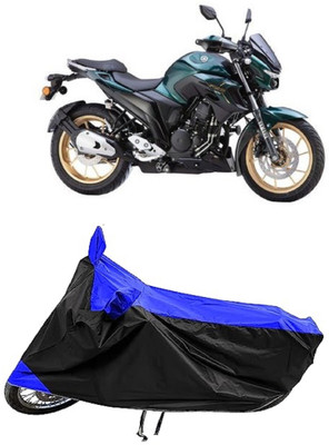 MMSSTAR Two Wheeler Cover for Yamaha(FZS 25, Black, Blue)