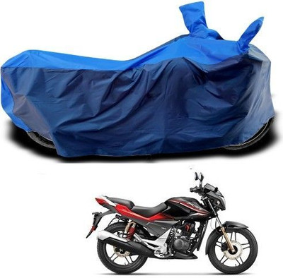 DeepShakshi AUTOMOTIVE Waterproof Two Wheeler Cover for Honda(CBZ Extreme, Blue)