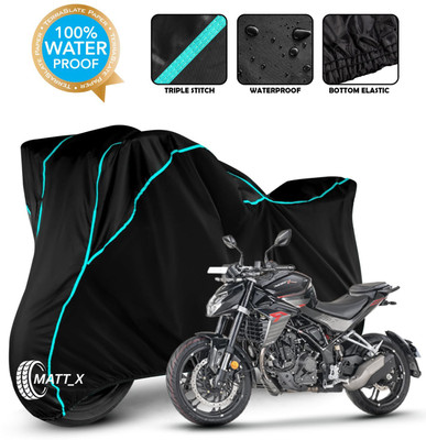 MATT_X Waterproof Two Wheeler Cover for Hero(Xtreme 200R, Black, Blue)