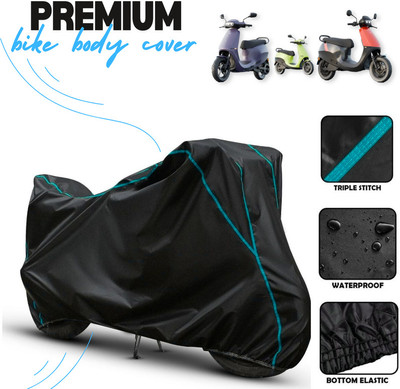 Kishori Enterprises Waterproof Two Wheeler Cover for Ola(Scooty, Black)