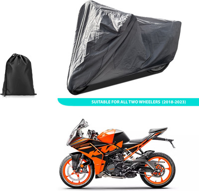 GOSHIV-car and bike accessories Two Wheeler Cover for KTM(RC 200 BS6, Grey)