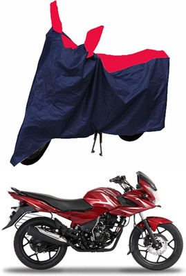 Mdstar Waterproof Two Wheeler Cover for Bajaj(Discover 150 f, Red, Blue)