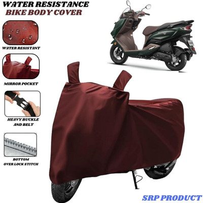 SRP PRODUCT Waterproof Two Wheeler Cover for Suzuki(Burgman Electric, Maroon)