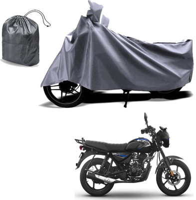 Autoinnovation Waterproof Two Wheeler Cover for Bajaj(CT 125X, Grey)