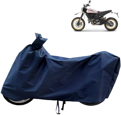 Horseyaart Waterproof Two Wheeler Cover for Ducati(Scrambler, Blue)