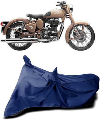 AASHTIK MART Two Wheeler Cover for Royal Enfield(Classic 350 Signals, Blue)