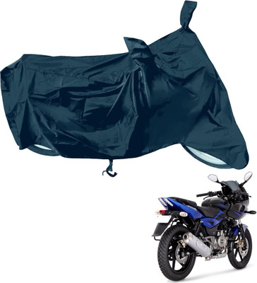 RiderShine Waterproof Two Wheeler Cover for Bajaj(Pulsar 220 DTS-i, Black)
