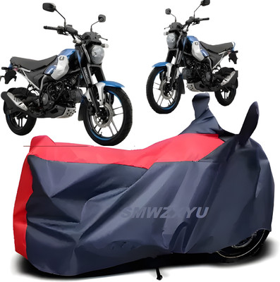 SK AUTO Waterproof Two Wheeler Cover for Bajaj(Red, Blue)