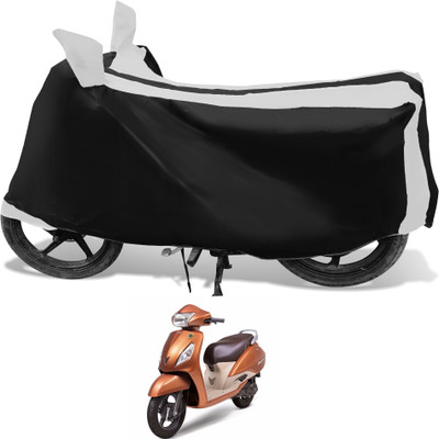Euro Care Waterproof Two Wheeler Cover for TVS(Jupiter, White)