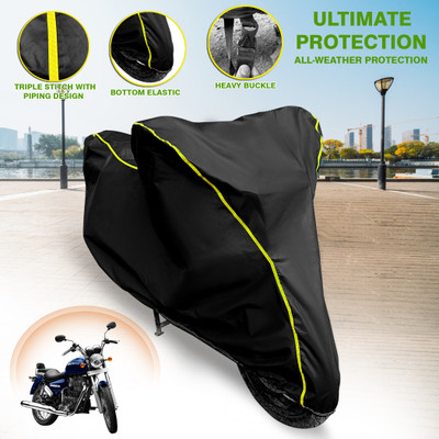 GARREGE Waterproof Two Wheeler Cover for Royal Enfield(Thunderbird 350, Blue)