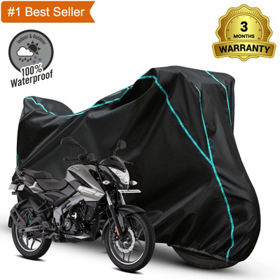 xodi Waterproof Two Wheeler Cover for Bajaj(Pulsar NS125, Black, Blue, Multicolor)