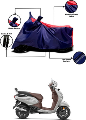 MMSSTAR Waterproof Two Wheeler Cover for Hero(Pleasure Plus, Blue)