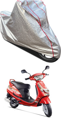 AutoGalaxy Waterproof Two Wheeler Cover for Mahindra(Duro DZ, Silver)