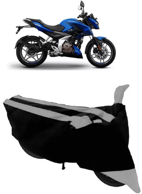GANPRA Two Wheeler Cover for Bajaj(Pulsar NS-160, Black, Grey)