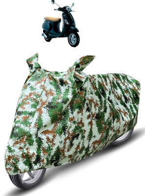MOCKHE Waterproof Two Wheeler Cover for Vespa(Vespa, Green)