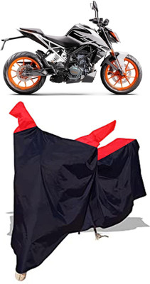 Amexride Two Wheeler Cover for KTM(200 Duke BS6, Black)