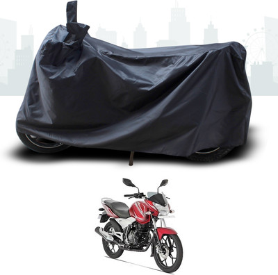 DeepShakshi AUTOMOTIVE Two Wheeler Cover for Bajaj(Discover 125 DTS-i, Black)