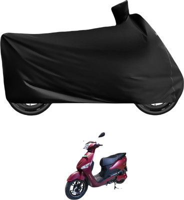 Auto Hub Waterproof Two Wheeler Cover for Hero(Electric Optima, Black)