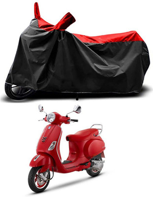 Fastak Two Wheeler Cover for Vespa(Vespa VXL 125, Red)