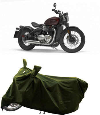 GROFATIK Two Wheeler Cover for Triumph(Bonneville Bobber BS6, Green)