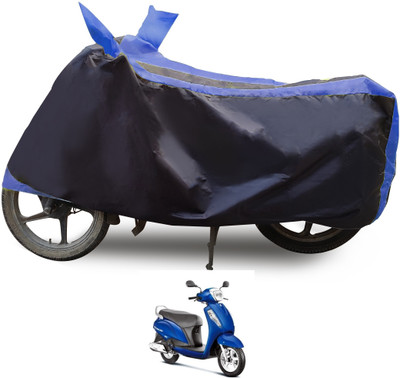 Euro Care Waterproof Two Wheeler Cover for Suzuki(Access 125, Blue)