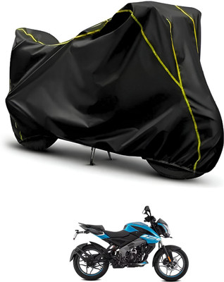CODOKI Waterproof Two Wheeler Cover for Bajaj(Pulsar NS125, Black, Black)