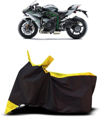 VESMEI Two Wheeler Cover for Kawasaki(Ninja H2 SX BS6, Yellow)