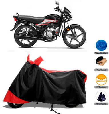 WMIZEXA Waterproof Two Wheeler Cover for Hero(HF, Red)