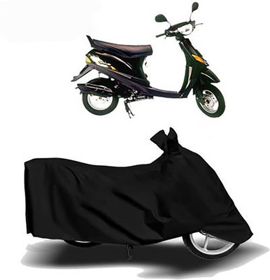MMSSTAR Waterproof Two Wheeler Cover for Bajaj(Spirit, Black)