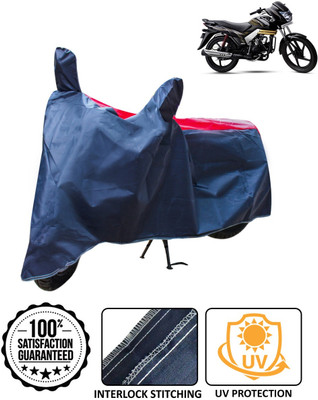 AutoRetail Waterproof Two Wheeler Cover for Mahindra(Centuro, Blue, Red)