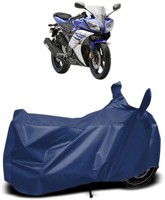 MADAFIYA Waterproof Two Wheeler Cover for Yamaha(YZF-R15 V2, Blue)