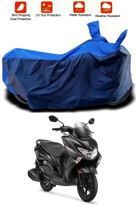 Mdstar Waterproof Two Wheeler Cover for Suzuki(Burgman Street, Blue, Blue)