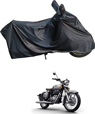 CAREX Waterproof Two Wheeler Cover for Royal Enfield(Bullet 350, Black)