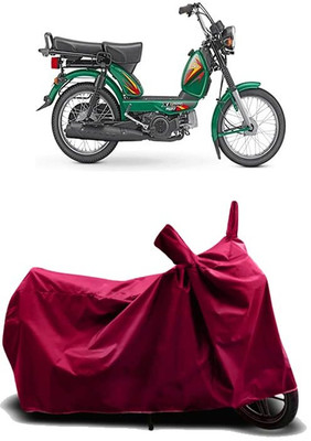 AASHTIK AMRT Two Wheeler Cover for TVS(XL 100, Maroon)
